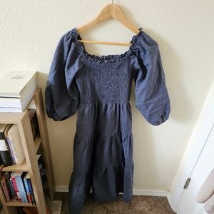 Neuflora Odessa Dress in Blue, Size Small